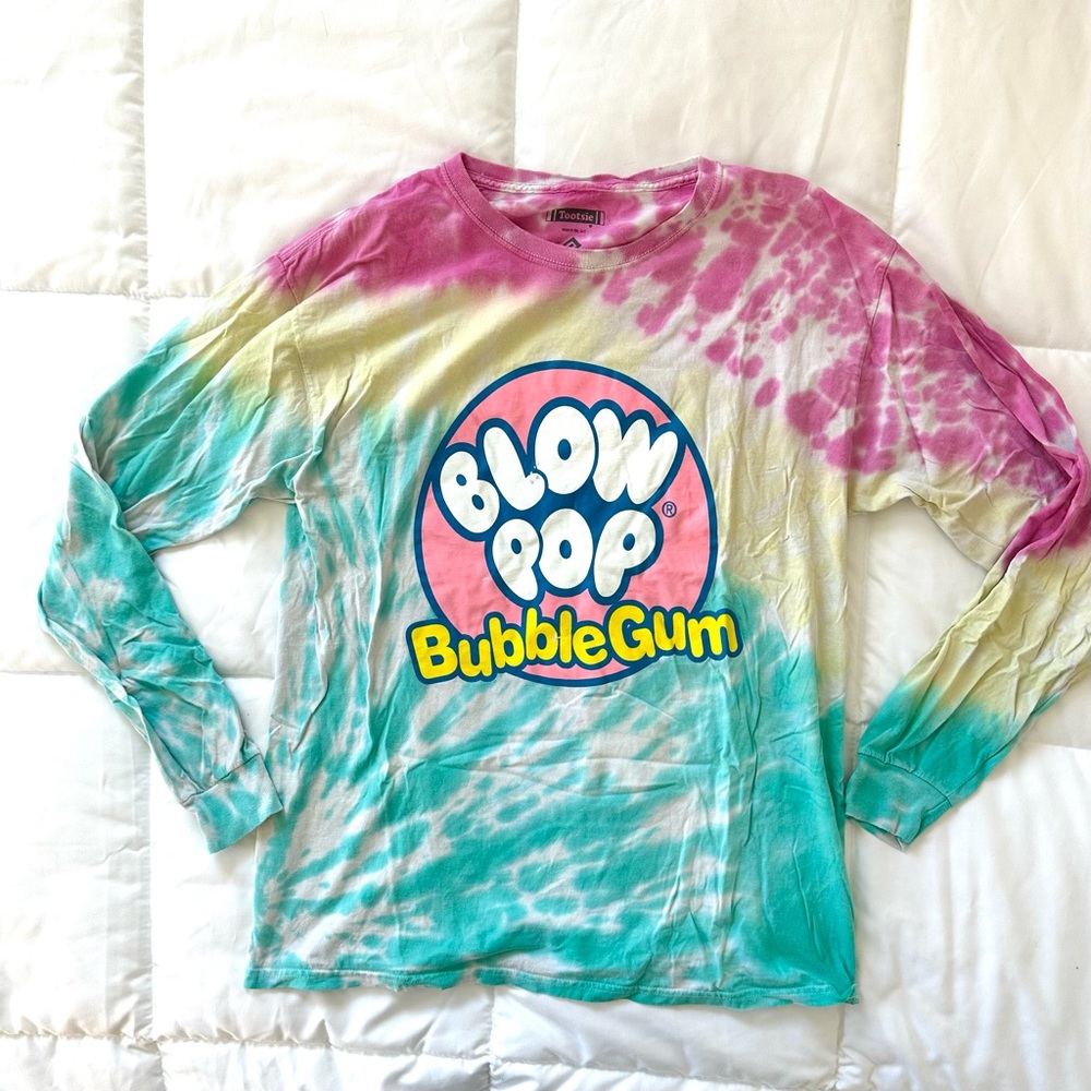 Long Sleeve Blow Pop Graphic Tee